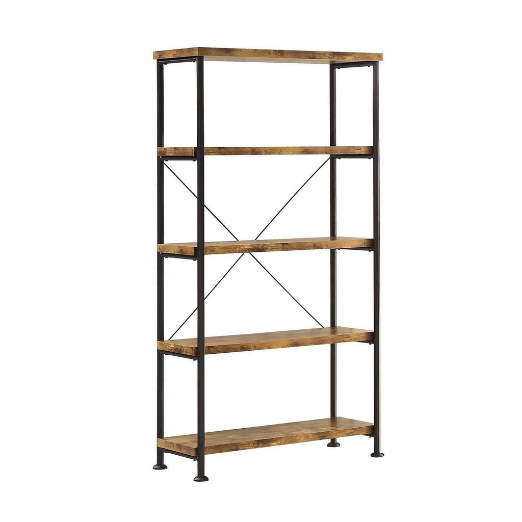 Antique Nutmeg 4-Shelf Bookcase T4973