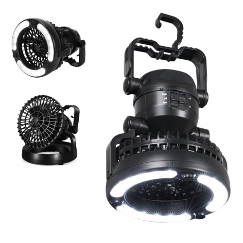 Portable Camping Light with Ceiling Fan A878