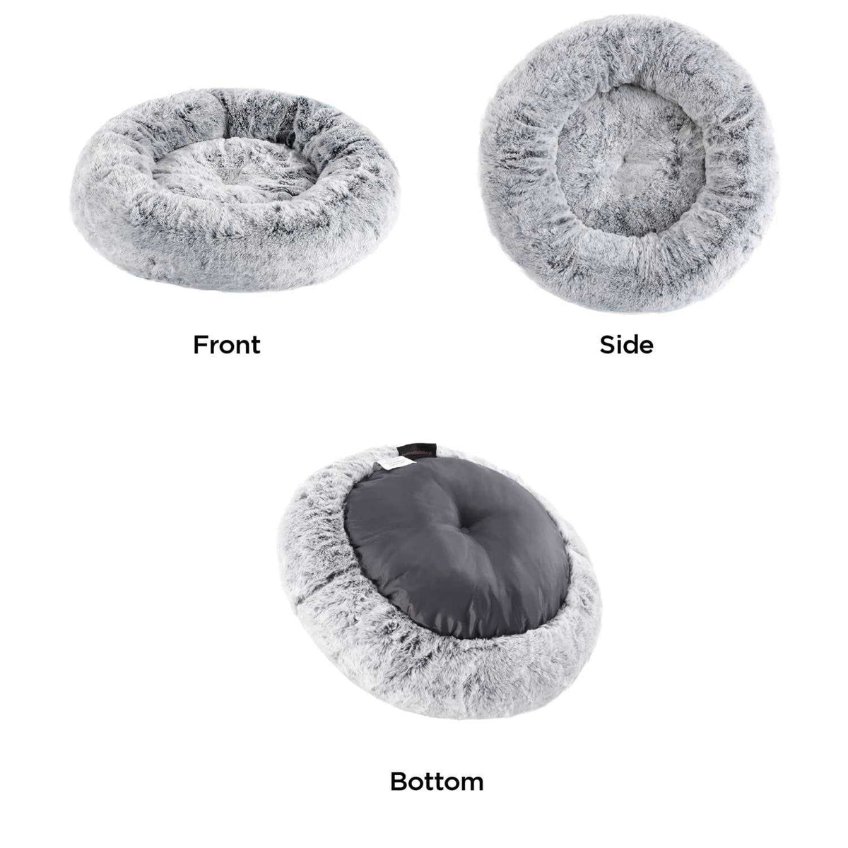 Faux Rabbit Fur Memory Foam Calming Bed D711479