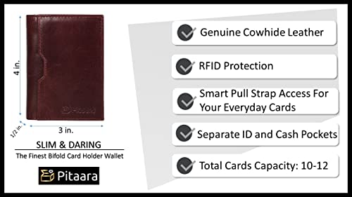 Genuine Leather Bifold Front Pocket Wallet L418513