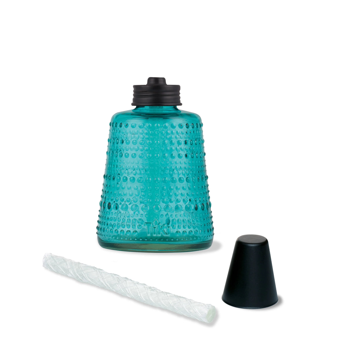 3-Pack 6" Table Torch Glass Blue Green and Purple X798014