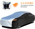 Sedan Car Cover with Zipper Door C6435