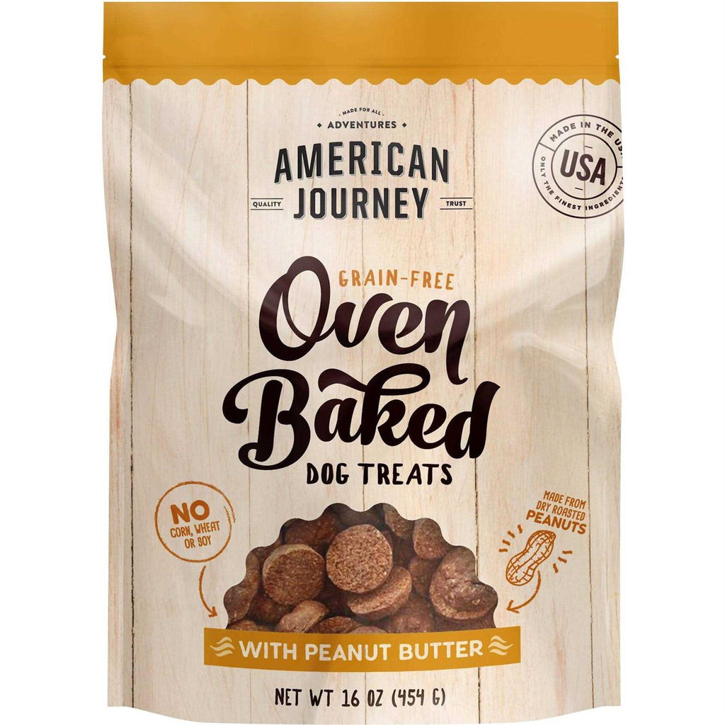 Peanut Butter Grain-Free Oven Baked Crunchy Biscuit Dog Treats R527088