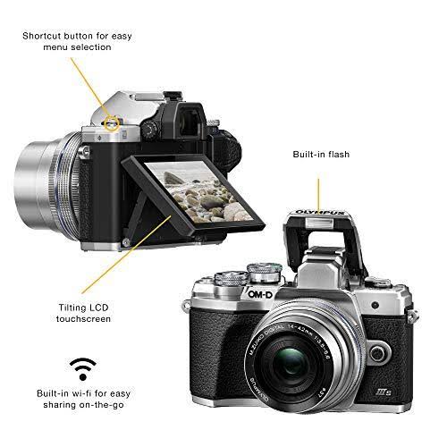 Black Camera with 14-42mm Lens T241579