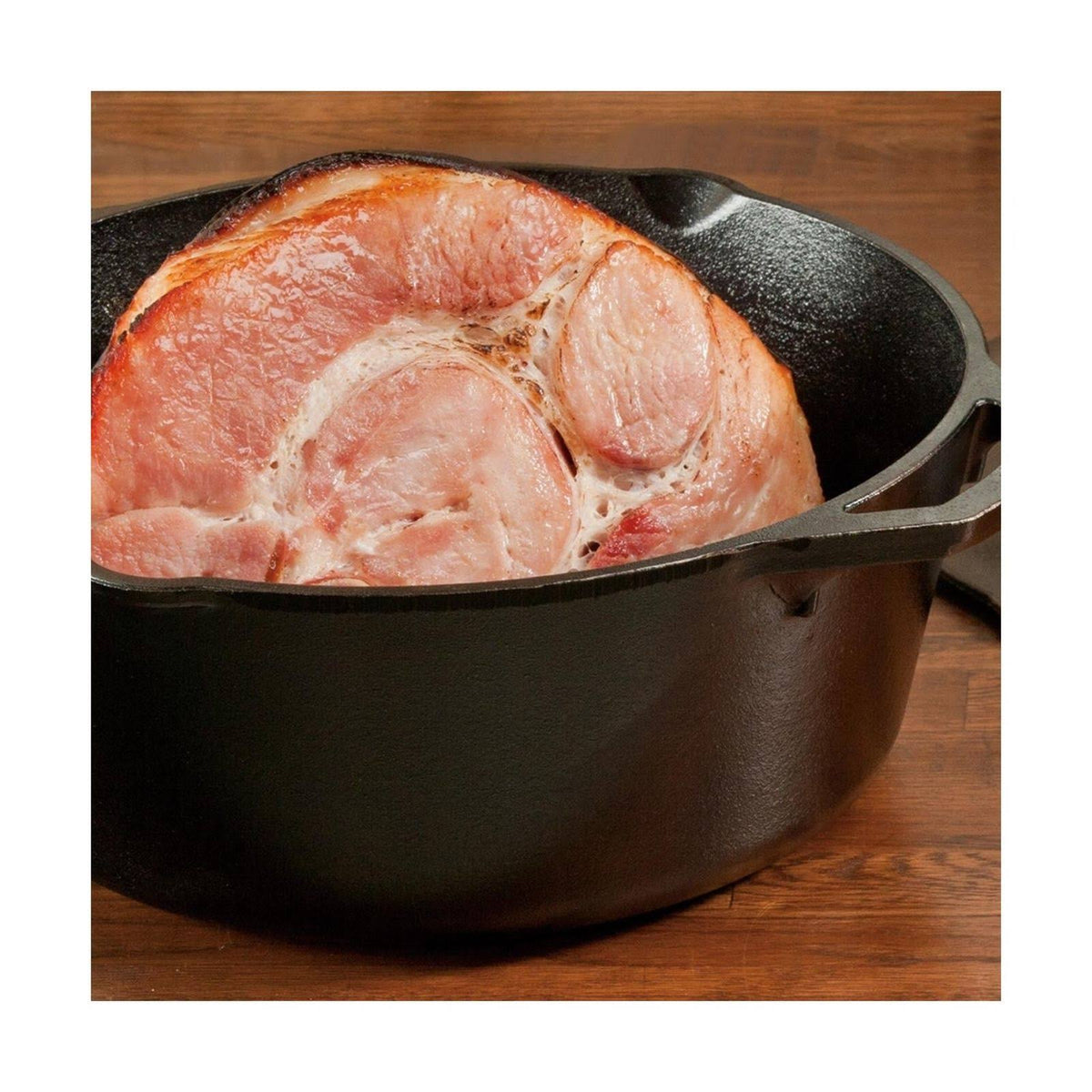 Pre-Seasoned Cast Iron Dutch Oven 5-Quart E305