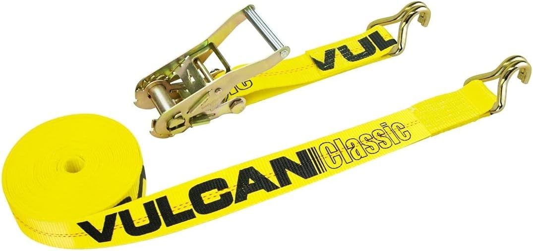 2 Inch x 27 Foot 8 Pack Ratchet Strap with Wire Hooks I231581