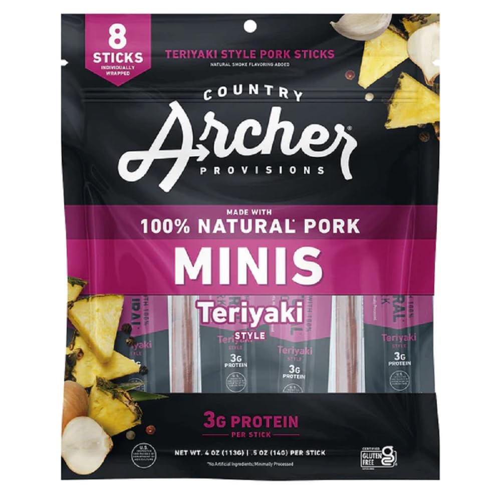 4 OZ Teriyaki Pork Sticks D514