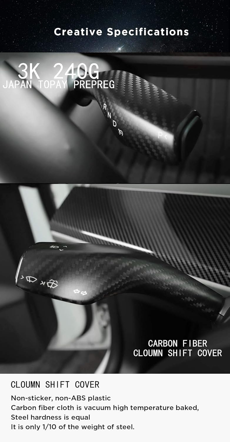 Carbon Fiber Column Shift Cover Pack of 2 B53893