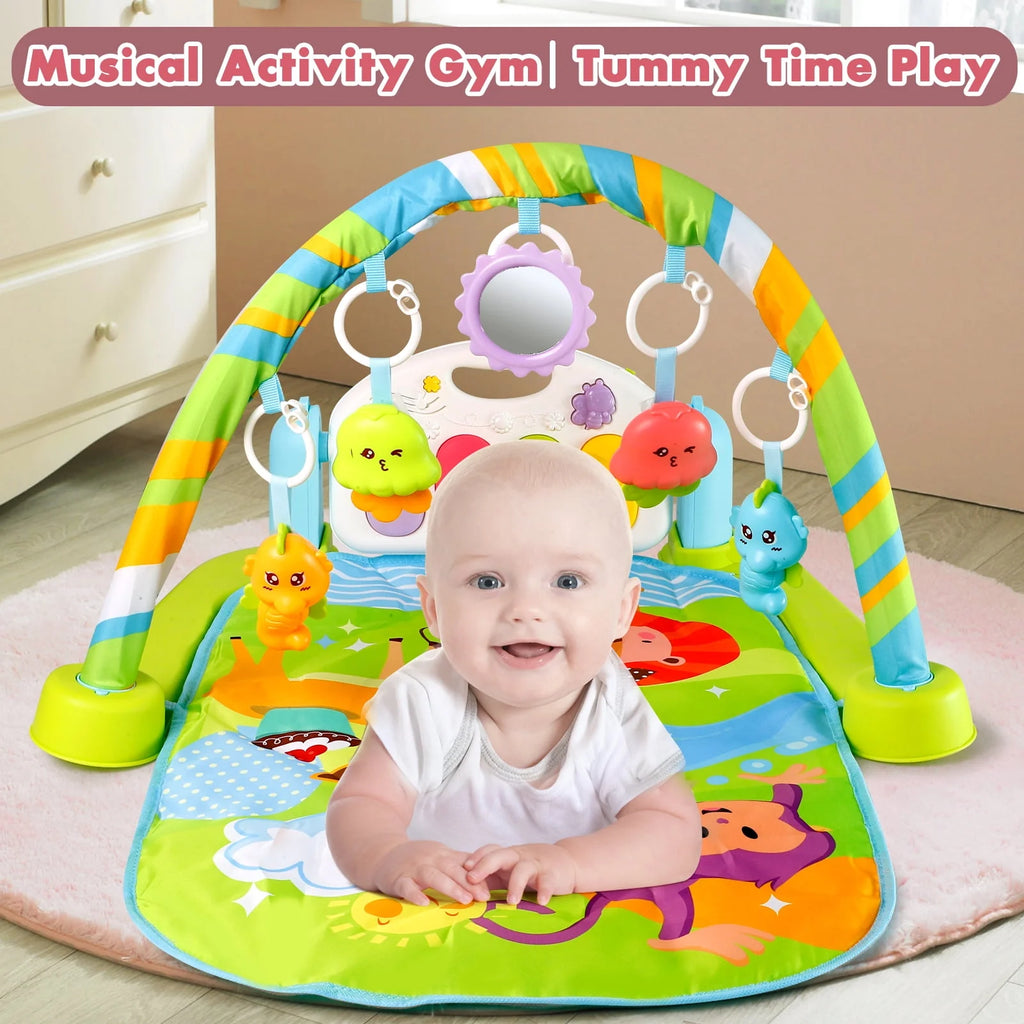 Baby Play Mat Activity Gym with Sensory Toys A860
