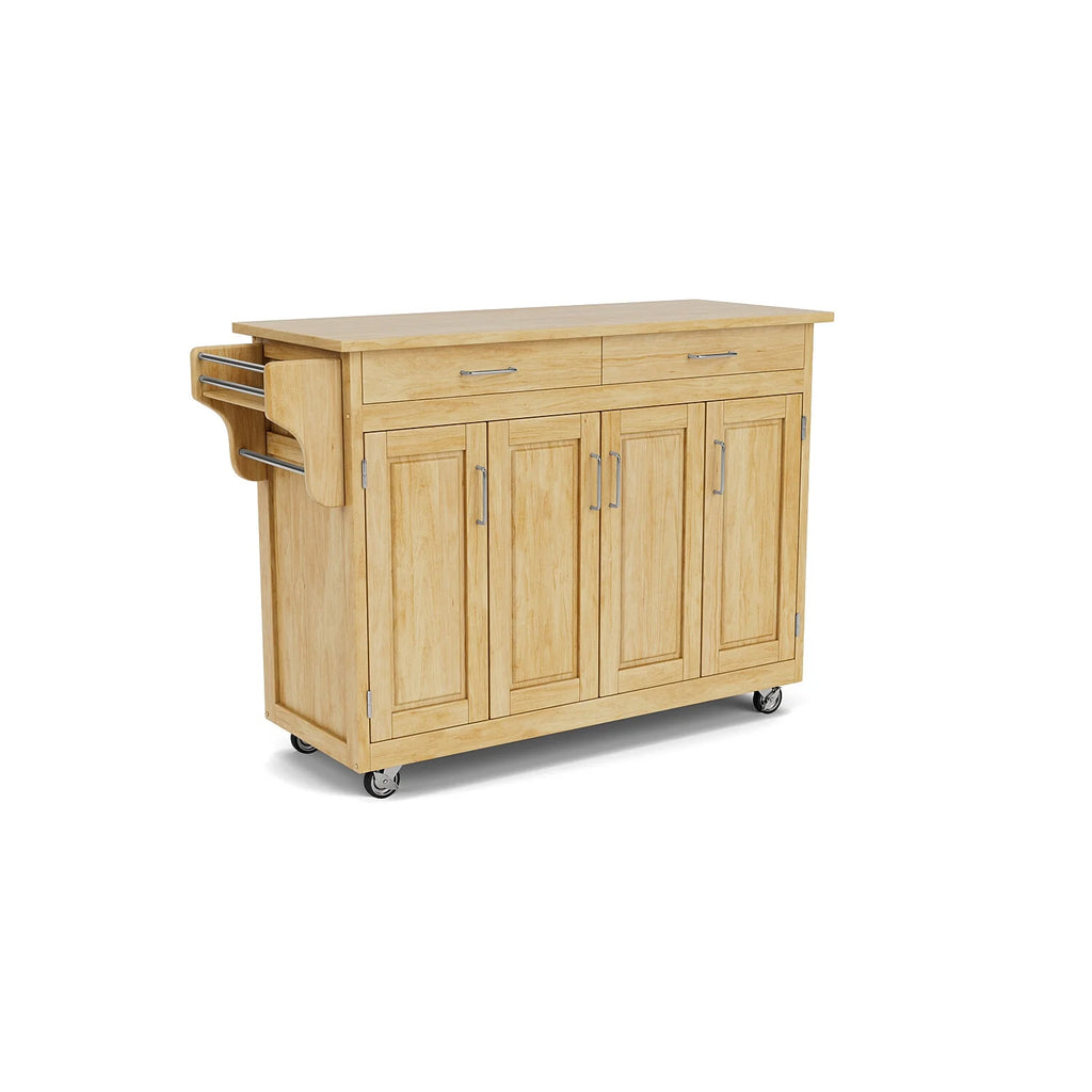 Wood Rolling Kitchen Cart F805