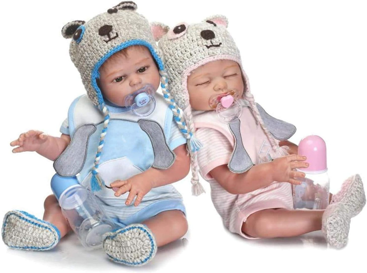20 inch Anatomically Correct Reborn Baby Dolls 2 PCS B82868