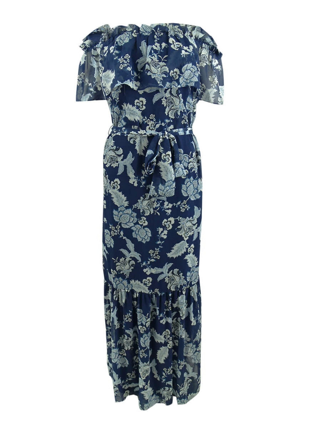 Floral Off-the-Shoulder Maxidress Y7824