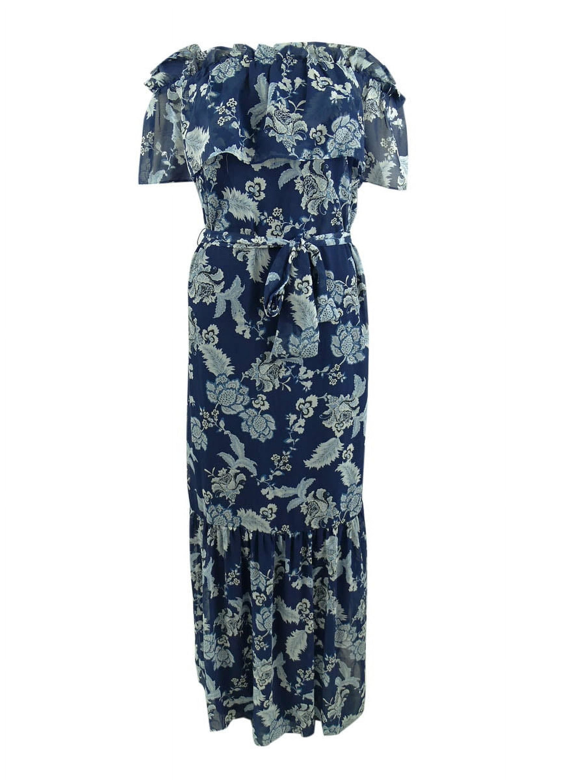 Floral Off-the-Shoulder Maxidress Y7824