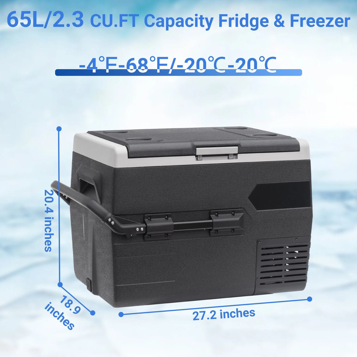 65L 12V/24V Electric Compressor Cool Box J7896