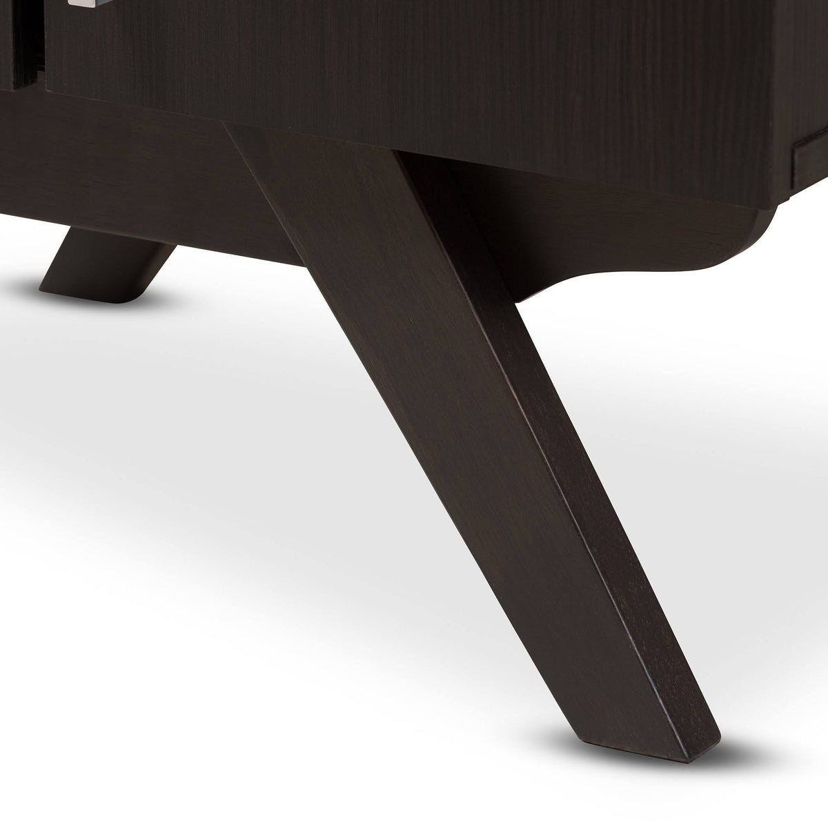 Espresso Brown Finished Wood Bookcase D7590