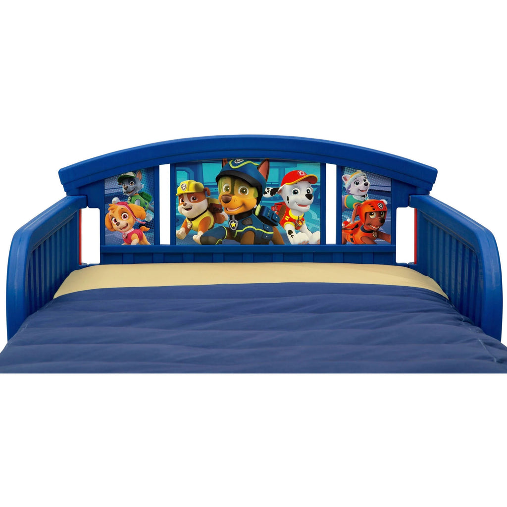 Blue Plastic Toddler Bed D853