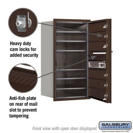 Bronze Horizontal Mailbox W643