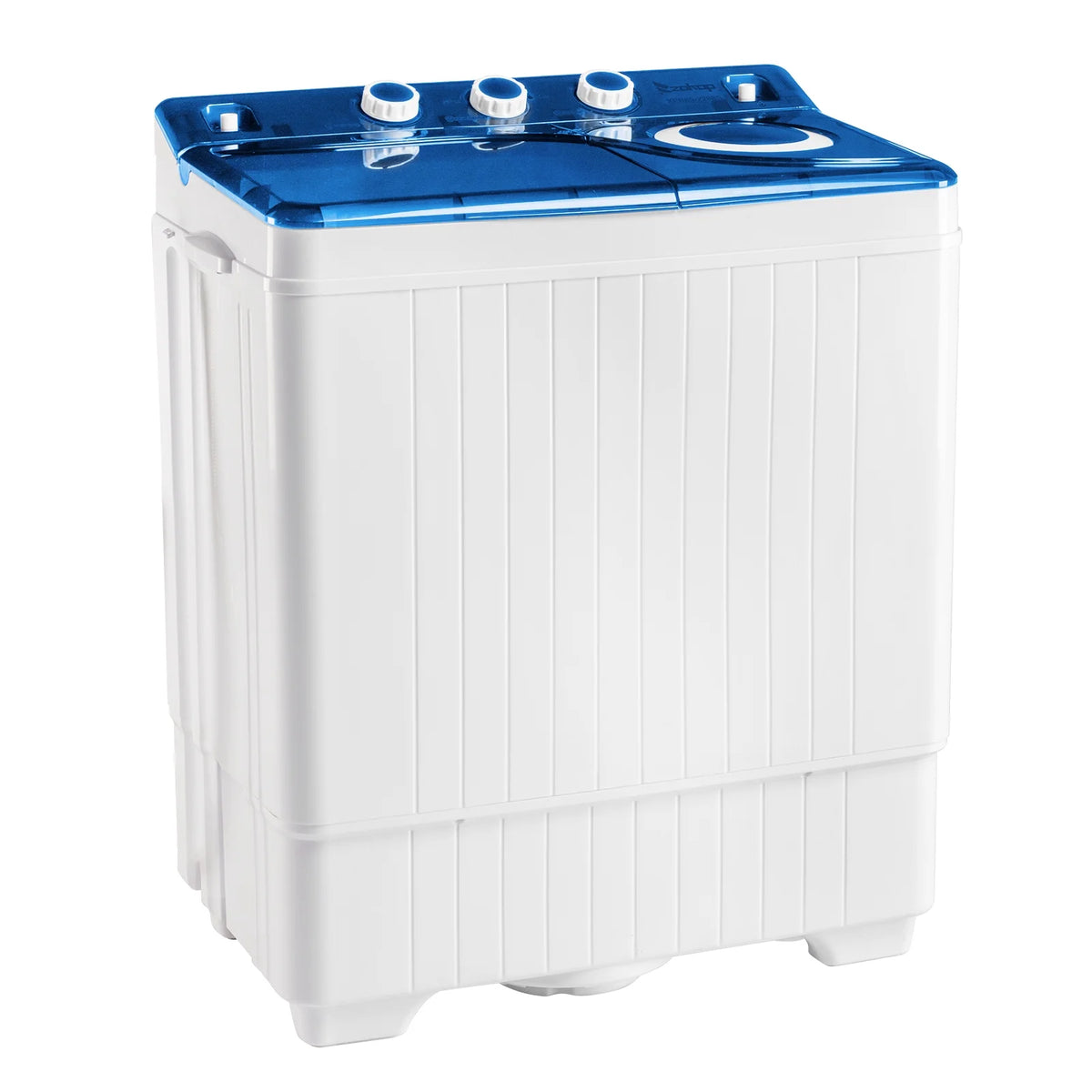 Semi-automatic Twin Tub Washing Machine, 26Lbs, White&Blue V351