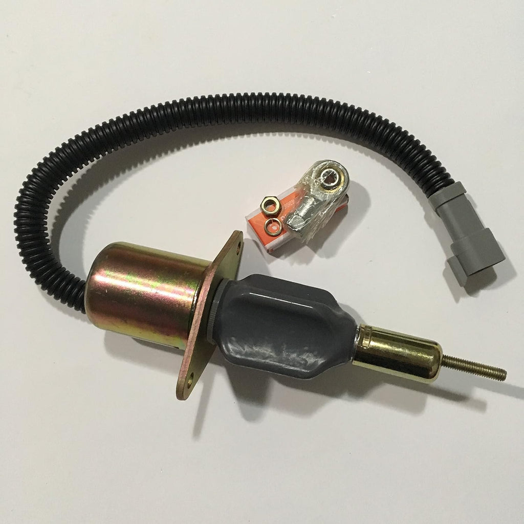 24V Shut Off Stop Solenoid for Cummins C8.3L Engine Pack of 2 Q8694