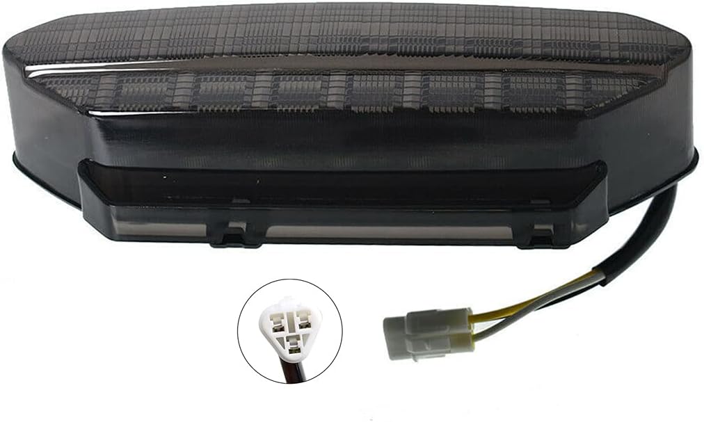 Smoked Lens LED Tail Light Brake Assembly Pack of 2 T824081