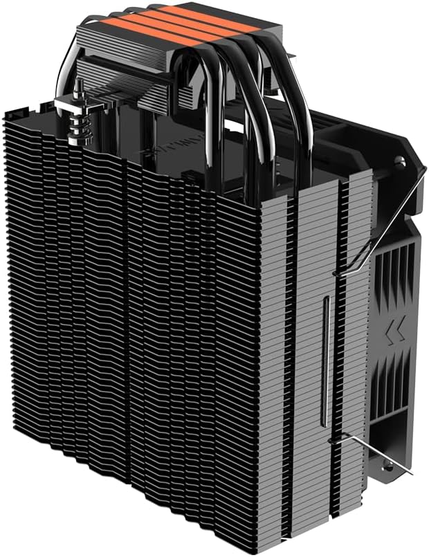 ATX Mid Tower PC Case with Black CPU Cooler W738