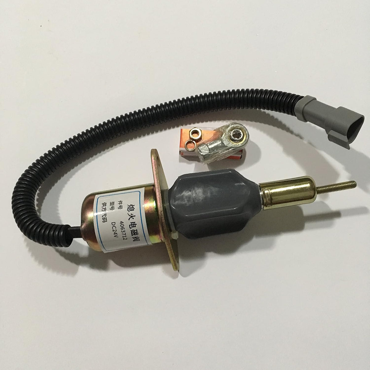 24V Shut Off Stop Solenoid for Cummins C8.3L Engine Pack of 2 Q8694