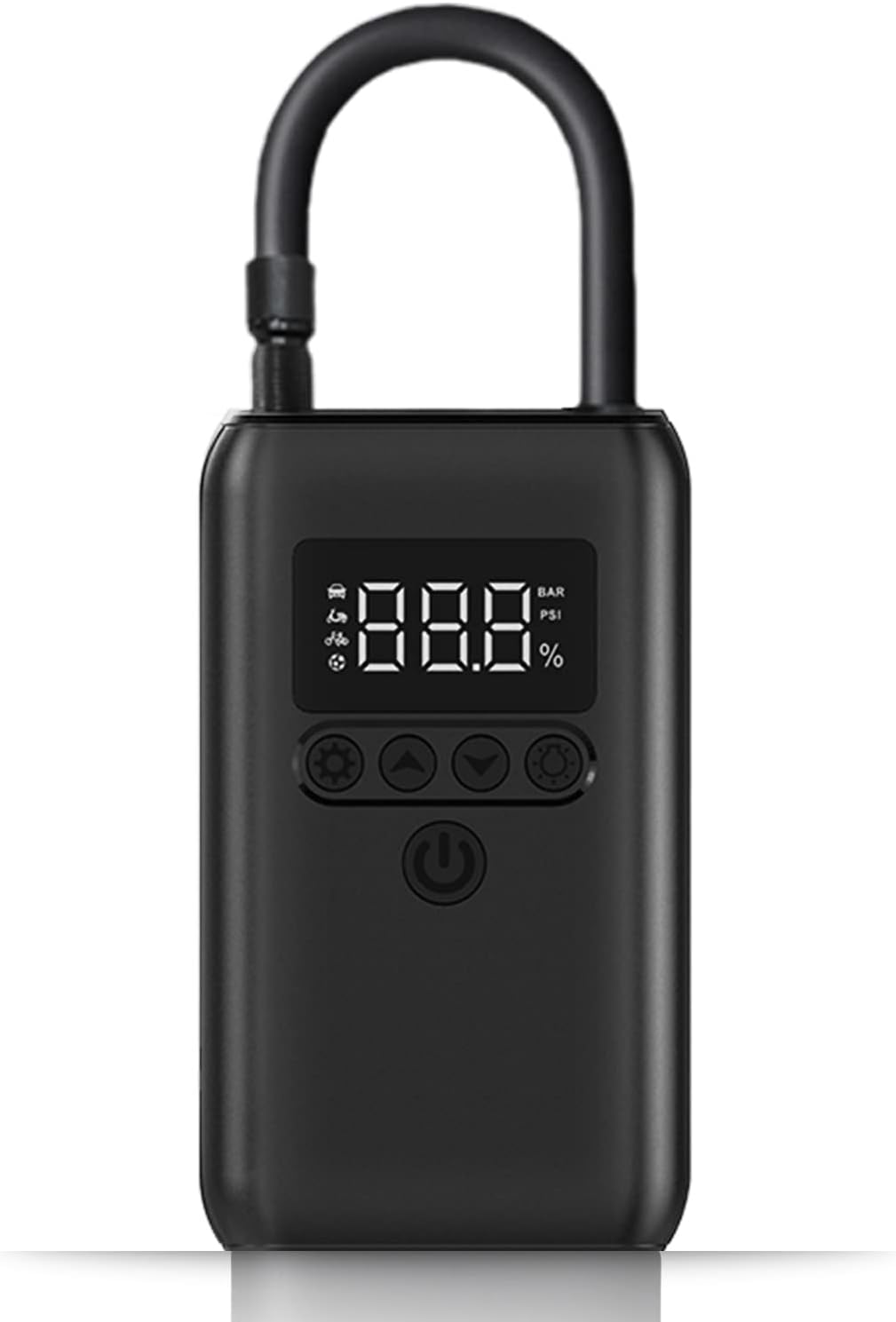 Portable 12V DC Electric Air Compressor Tire Pump Inflator with Pressure Gauge LED Light V433