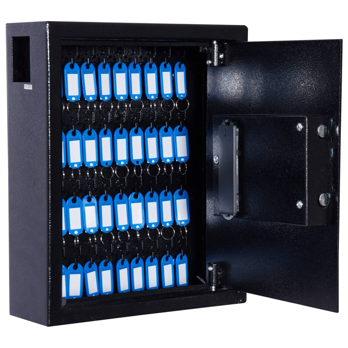 Black Steel Wall Mount Lockable Key Organizer Storage Cabinet T1912
