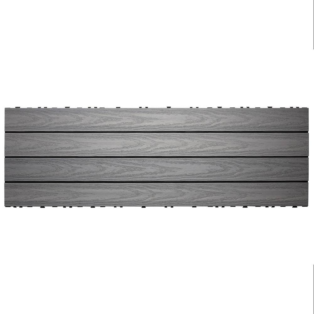 Composite Deck Tile in Westminster Gray I169