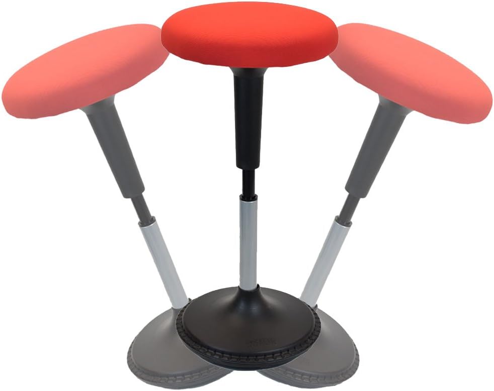 Black Adjustable Wobble Stool W960