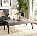 Light Grey and Black Coffee Table X52138