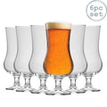 Beer Drinking Glasses 500ml X6 F165392