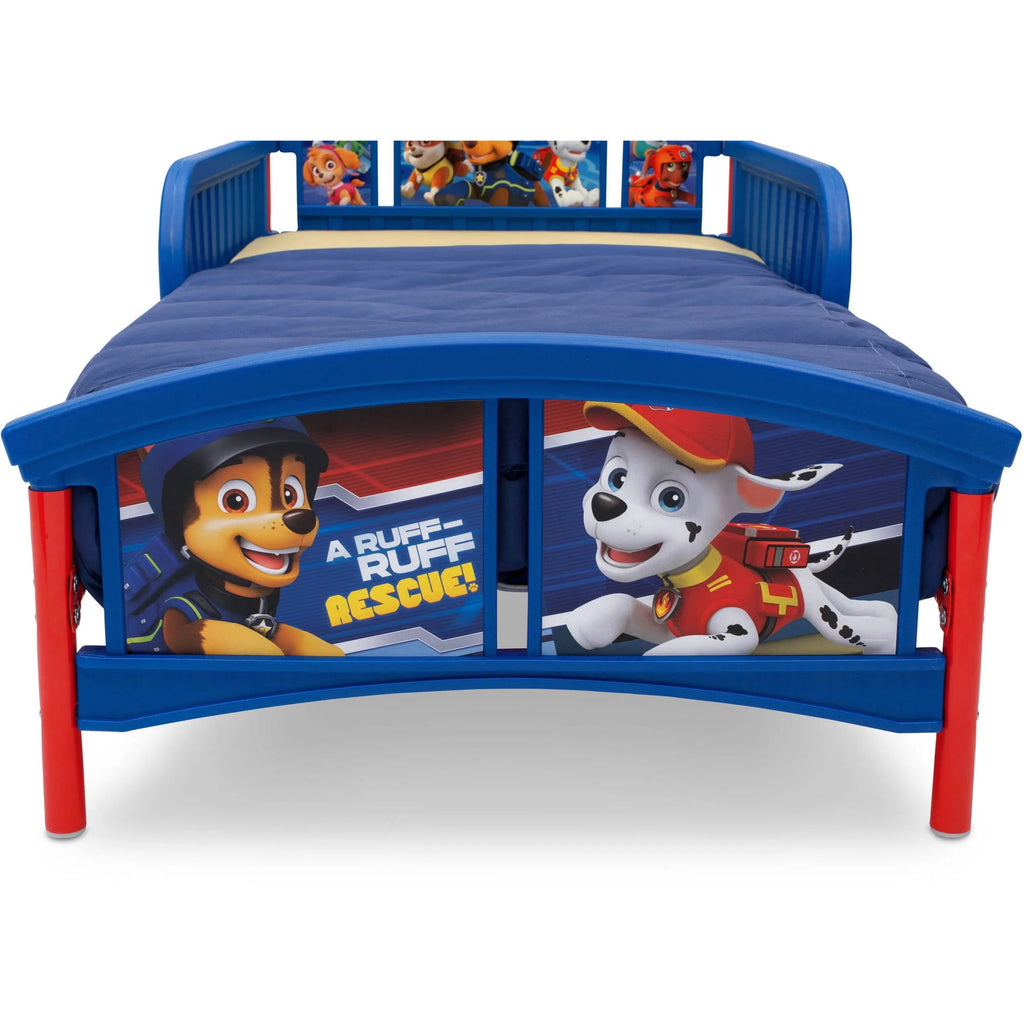 Blue Plastic Toddler Bed D853