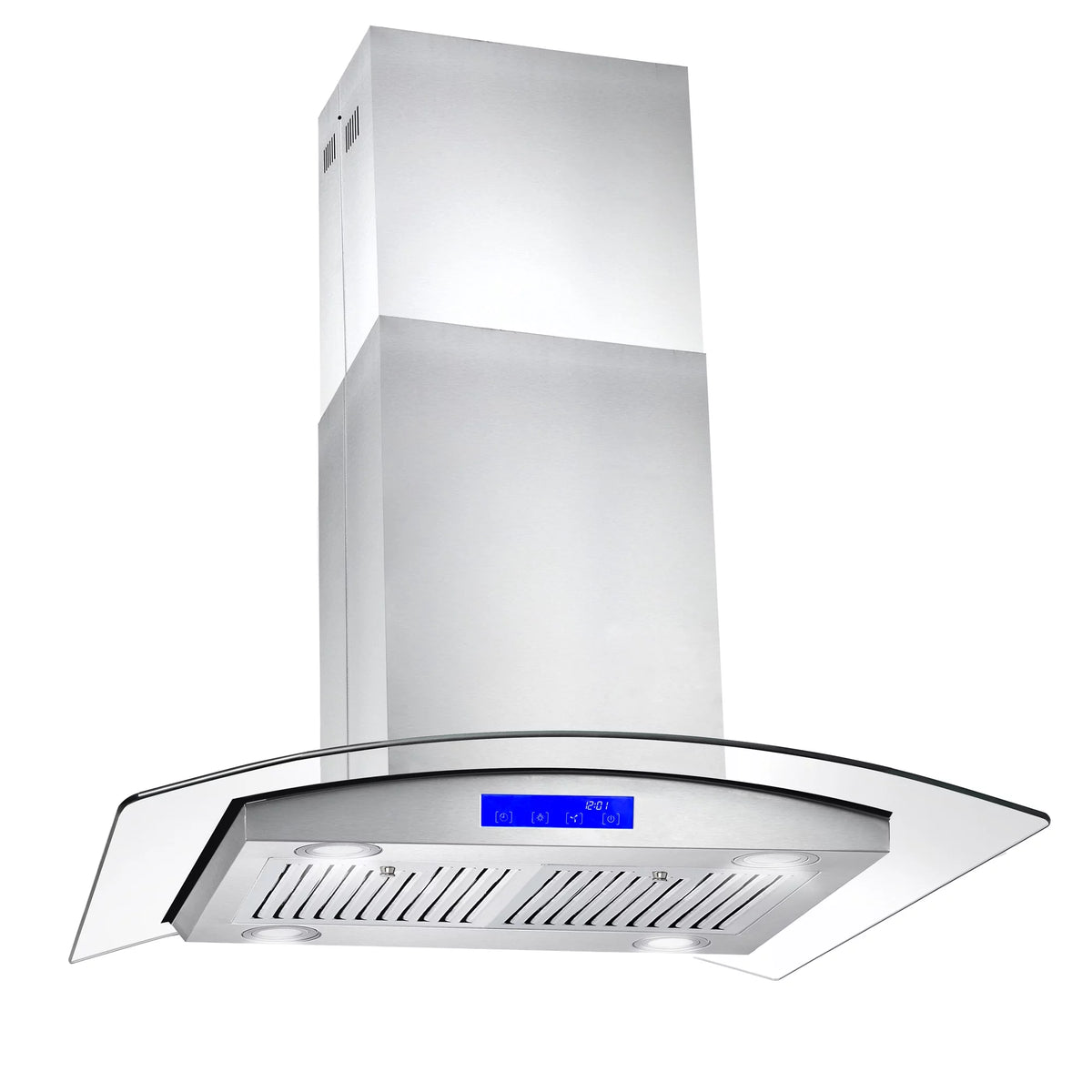2 Piece Kitchen Appliance Package with Gas Range and Island Range Hood G451817