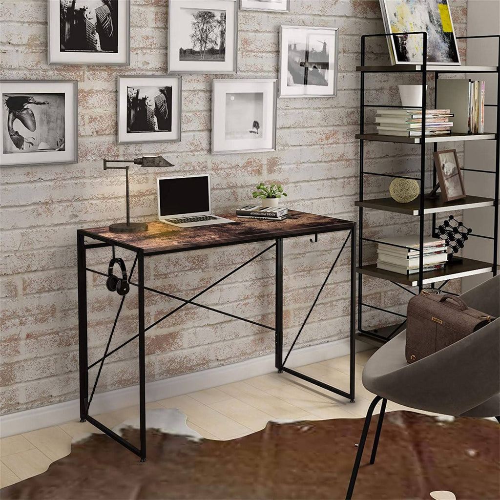 Rustic Folding Computer Desk E99305