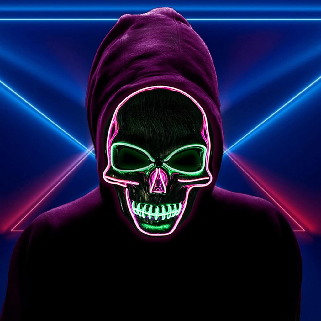 Halloween Mask Light Up LED Mask Y528905
