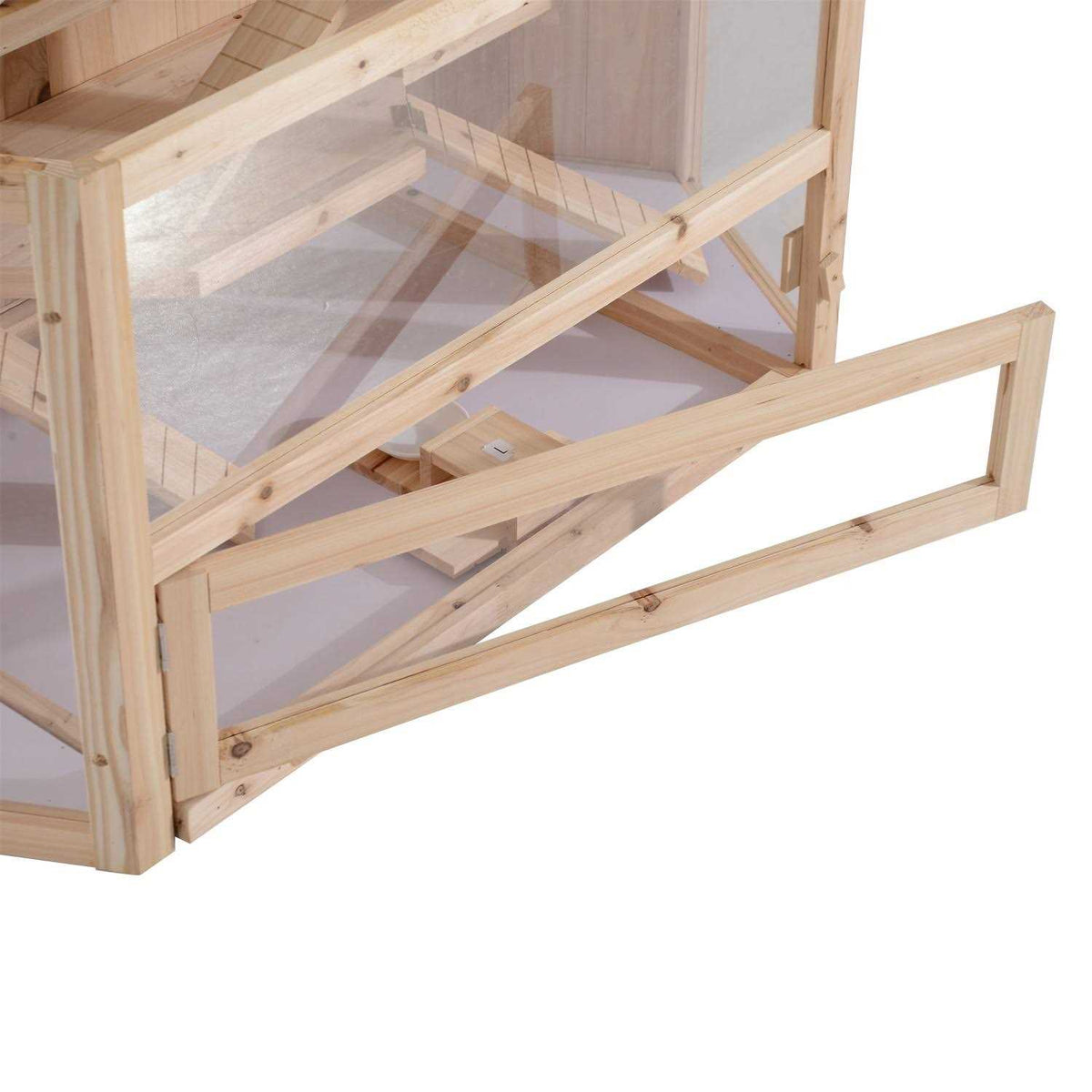 3 Tier Wooden Hamster Cage Small Animal House with Slide M18018