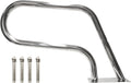 Pool Handrail 32x22.5 304 Stainless Steel with Base Plate Silver S7188