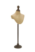 Yellow and Brown Neck Form on Pedestal Base O86109