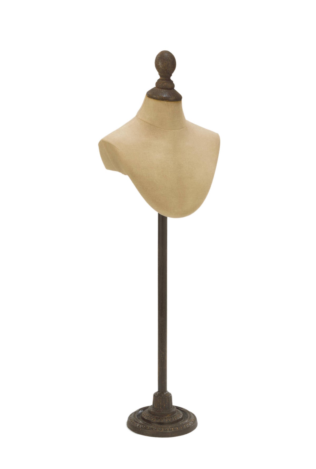 Yellow and Brown Neck Form on Pedestal Base O86109