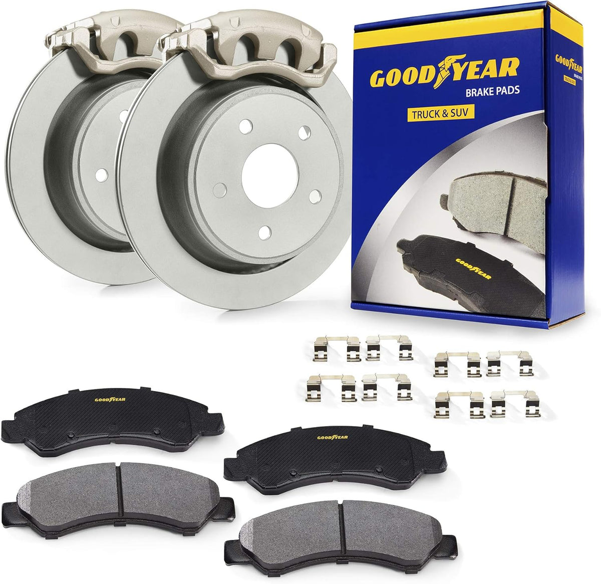 Ceramic Brake Kit Calipers Rotors L507634