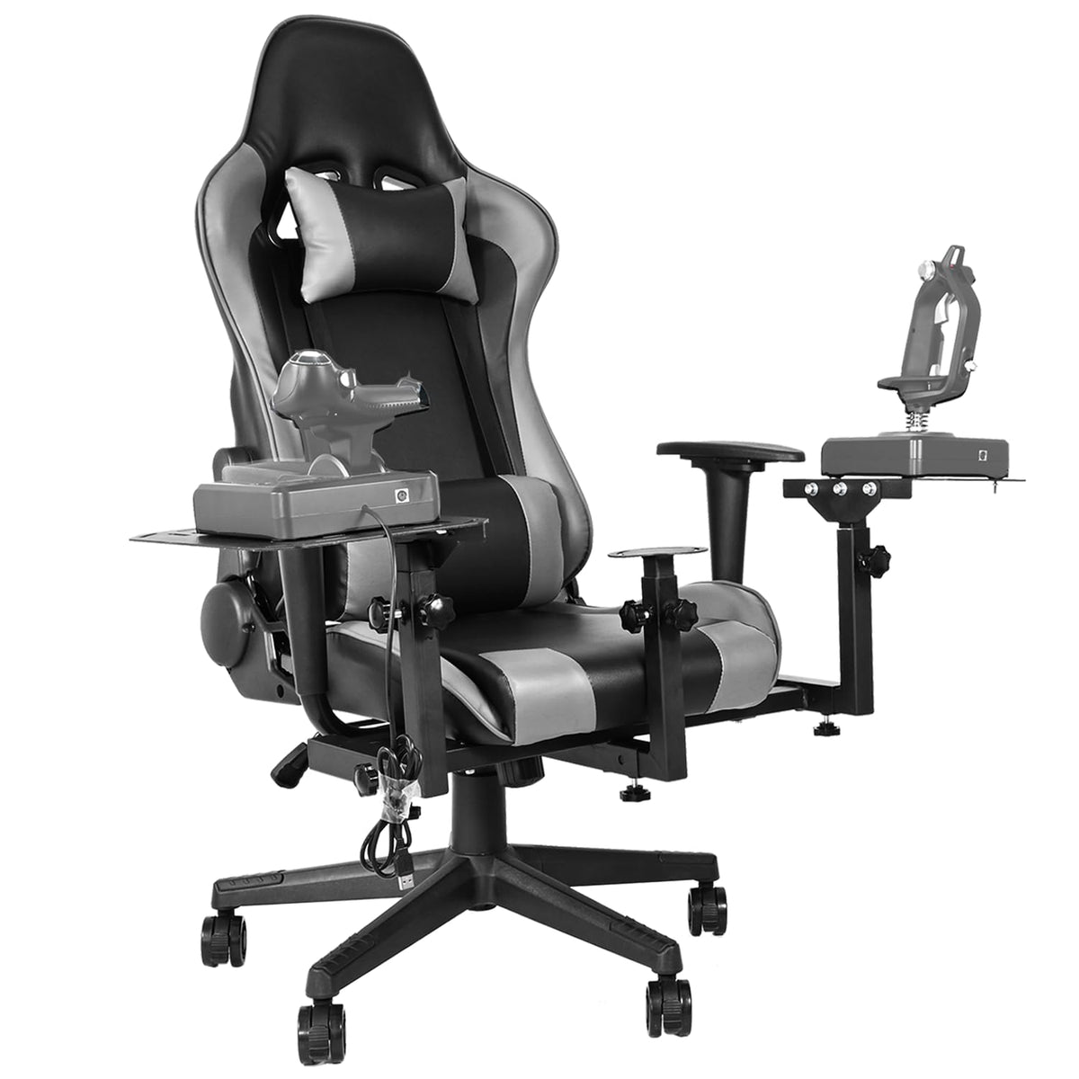 Multifunctional Flight Racing Simulator Cockpit Joystick Mount with Chair S325607
