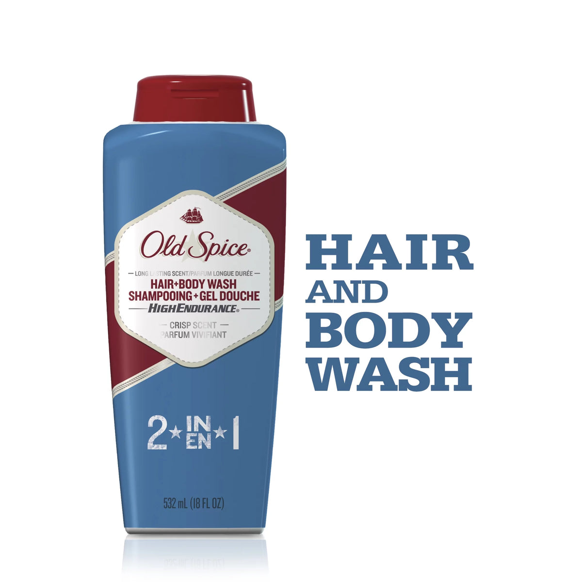 Hair & Body Wash 18 oz (Pack of 4) H701114