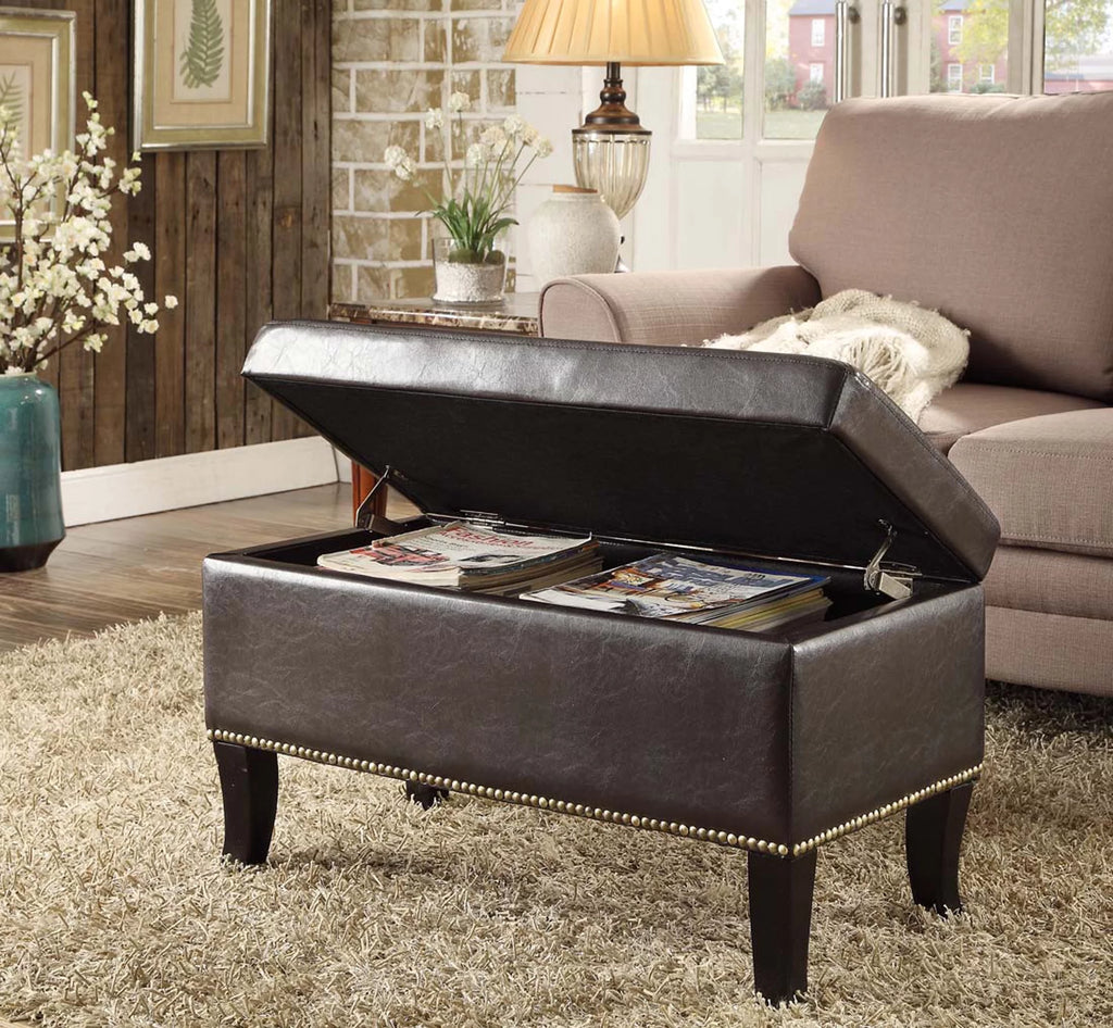 Espresso Storage Ottoman J79034