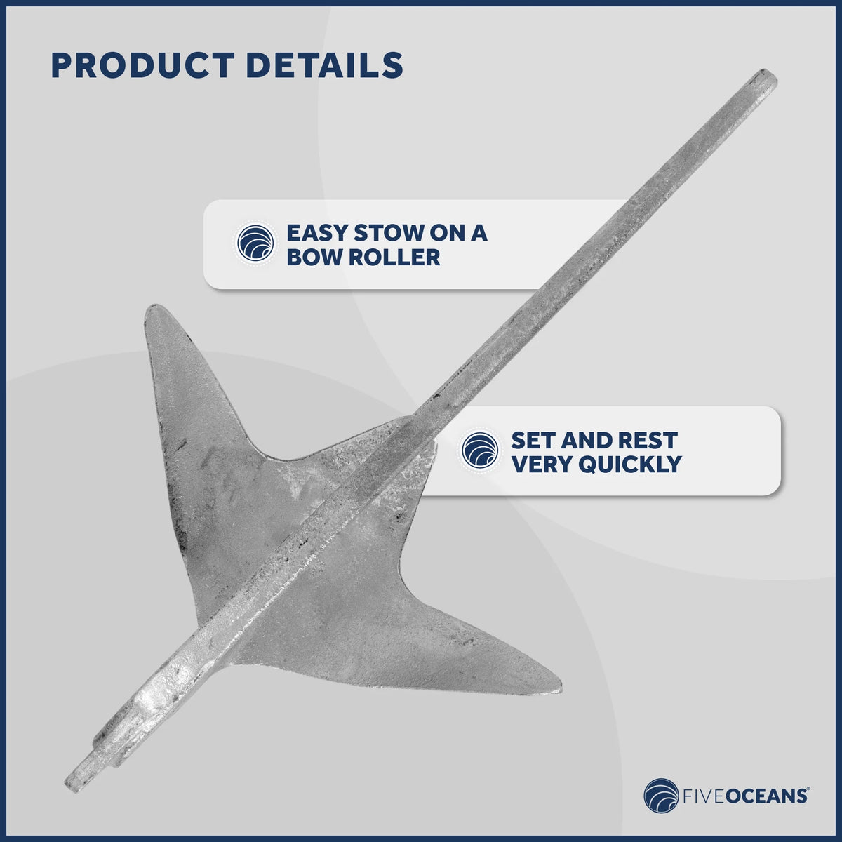 4.4 Lb Hot Dipped Galvanized Steel Claw Anchor Y26527