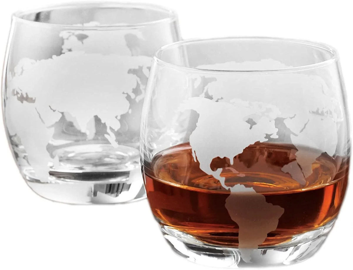 Handmade Whiskey Decanter Set with 2 Glasses and Funnel D913