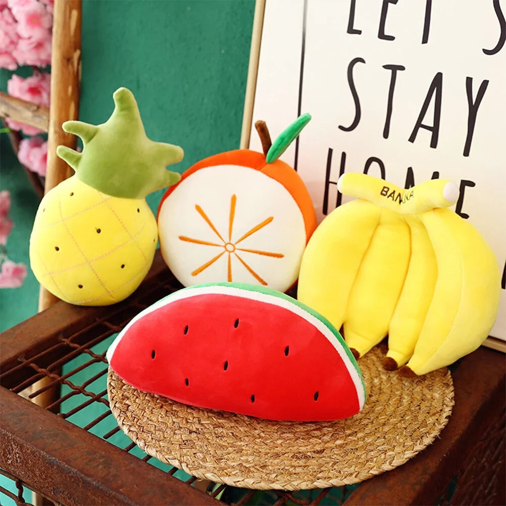 Orange Simulation Lemon Throw Pillow Plush Toy B828