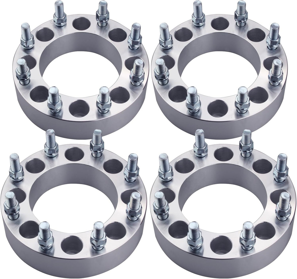 4PC 8x6.5 to 8x180 Wheel Adapters 1.5 Inch with 14x1.5 Studs J65473