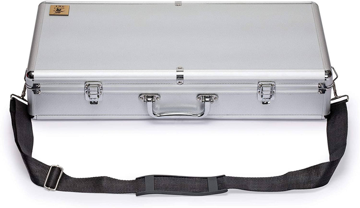 Aluminum Case with Shoulder Strap for Mahjong Set S4308
