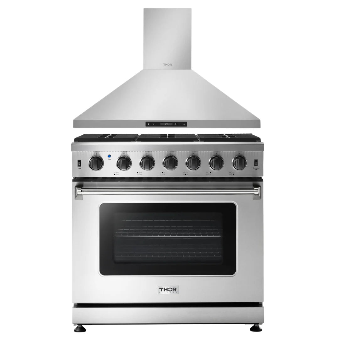 36 Propane Gas Range and Range Hood Z6025